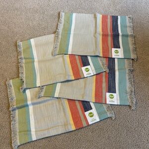 Food Network Multicolor Striped Placemats